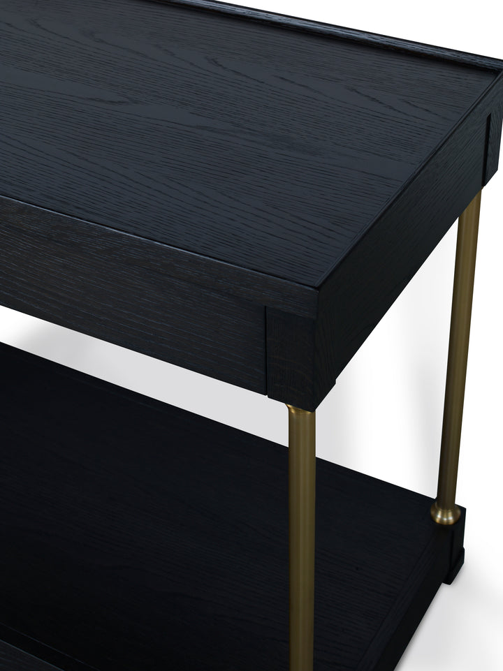 Single Drawer Nightstand (Mocha)