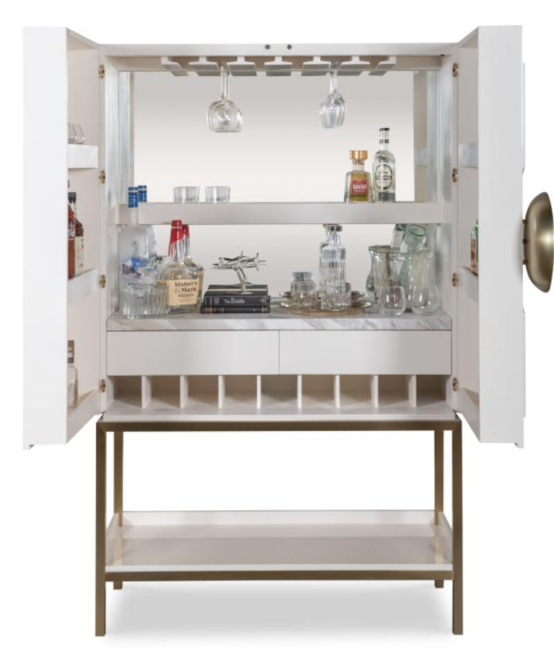 Bar Cabinet - White
