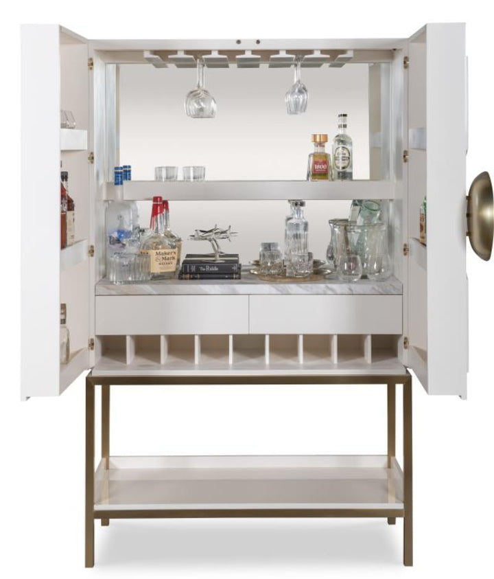 Bar Cabinet - White