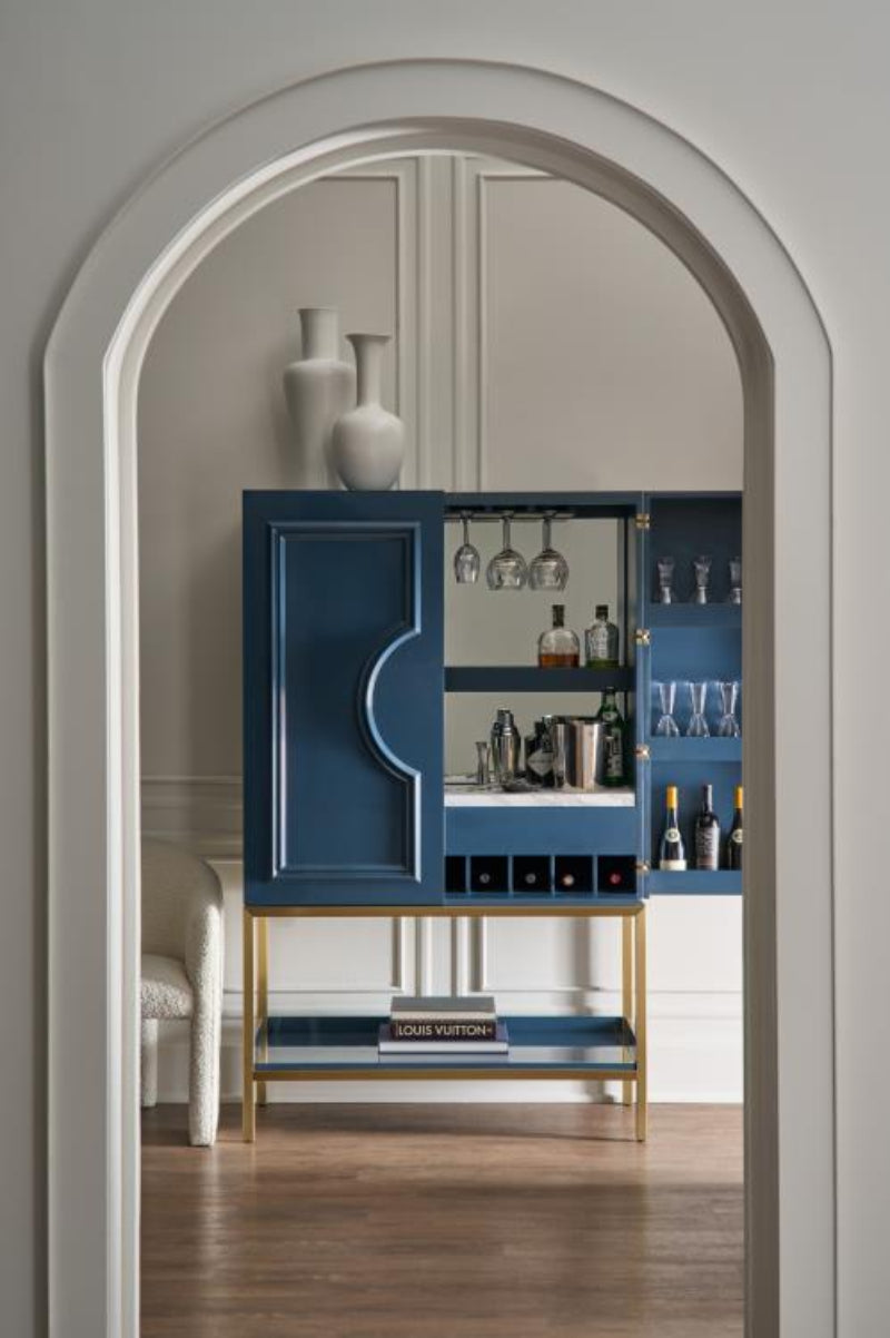Bar Cabinet - Blue