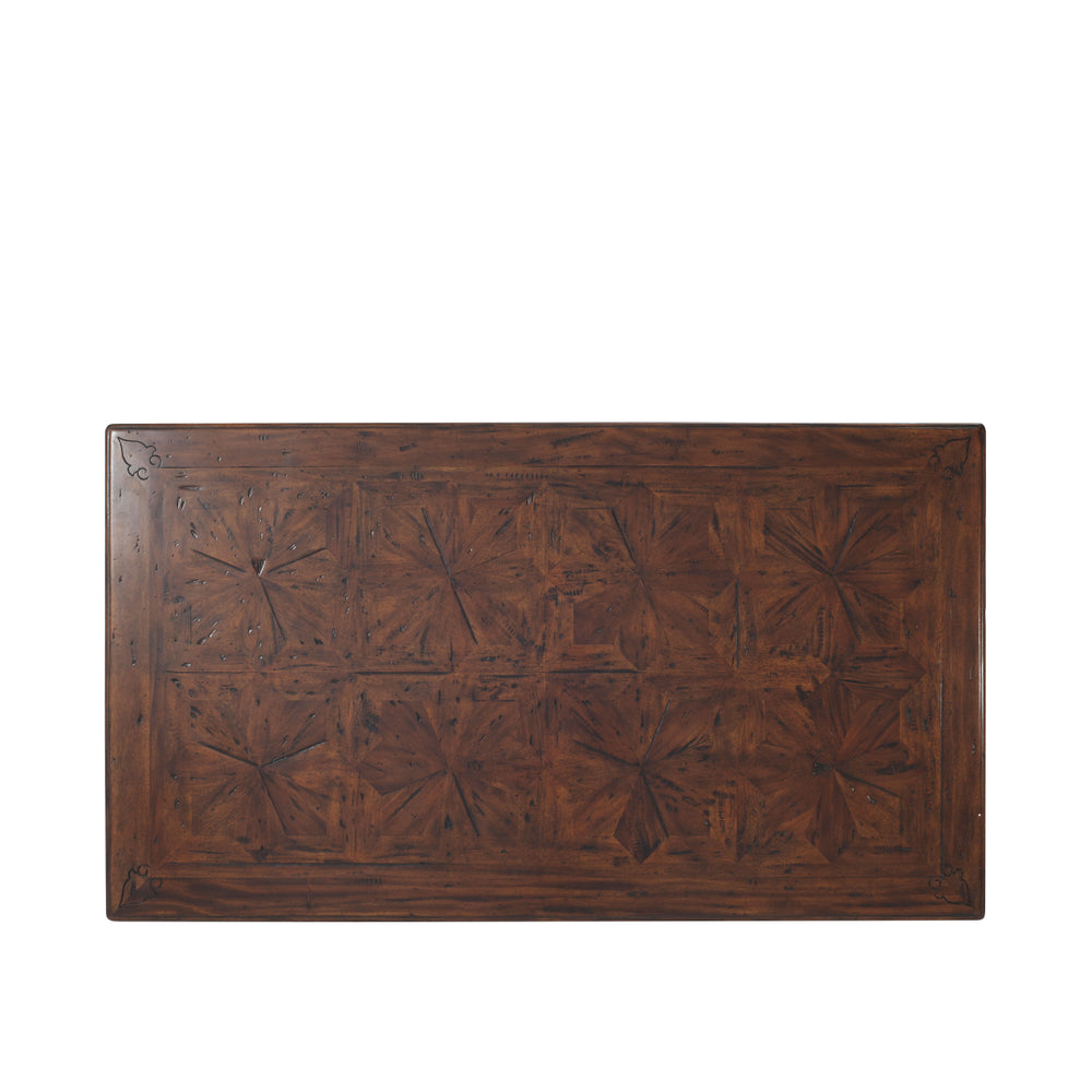 The Rustic Parquetry Cocktail Table