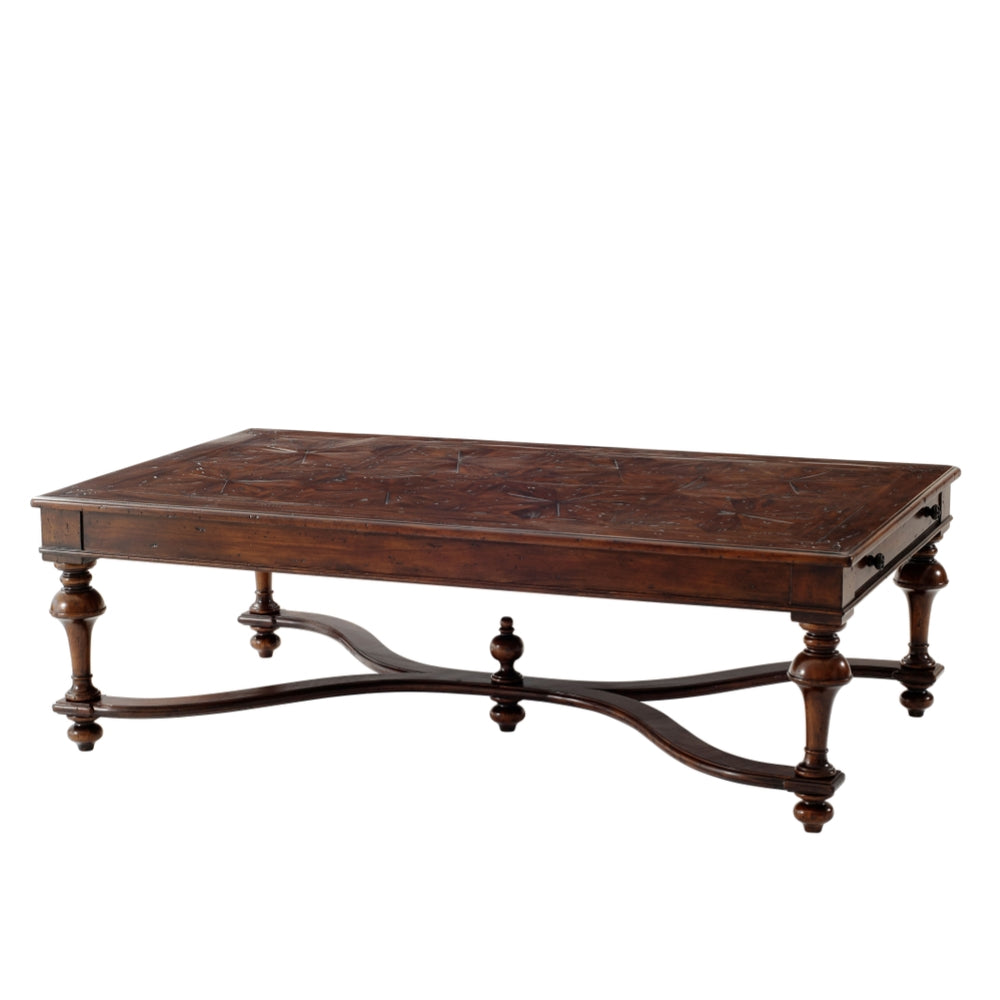 The Rustic Parquetry Cocktail Table