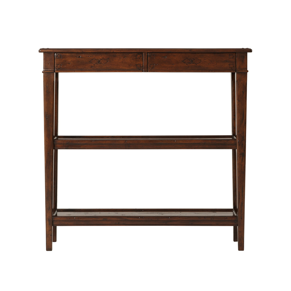 Subtly Incised Console Table