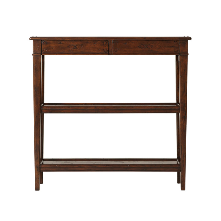 Subtly Incised Console Table