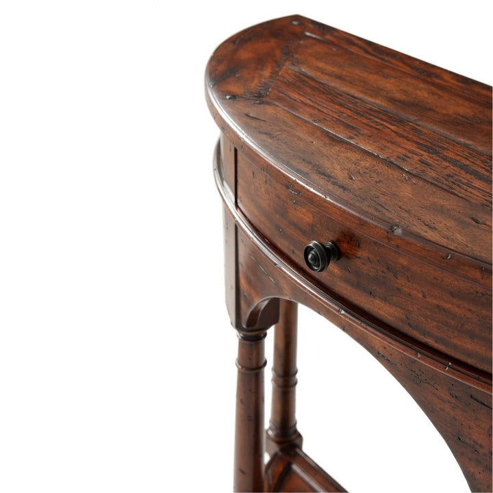 The Bowfront Country Console Table
