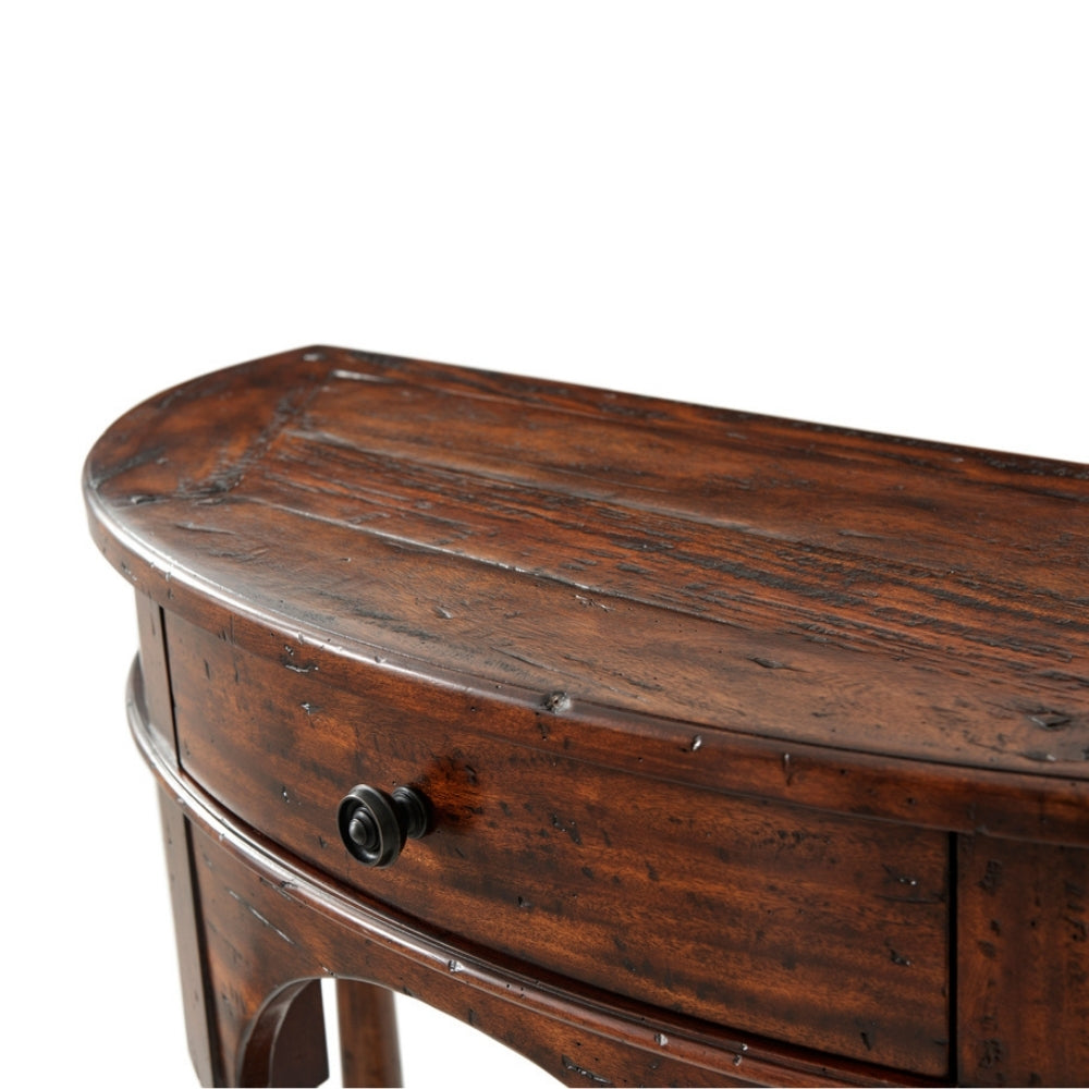 The Bowfront Country Console Table