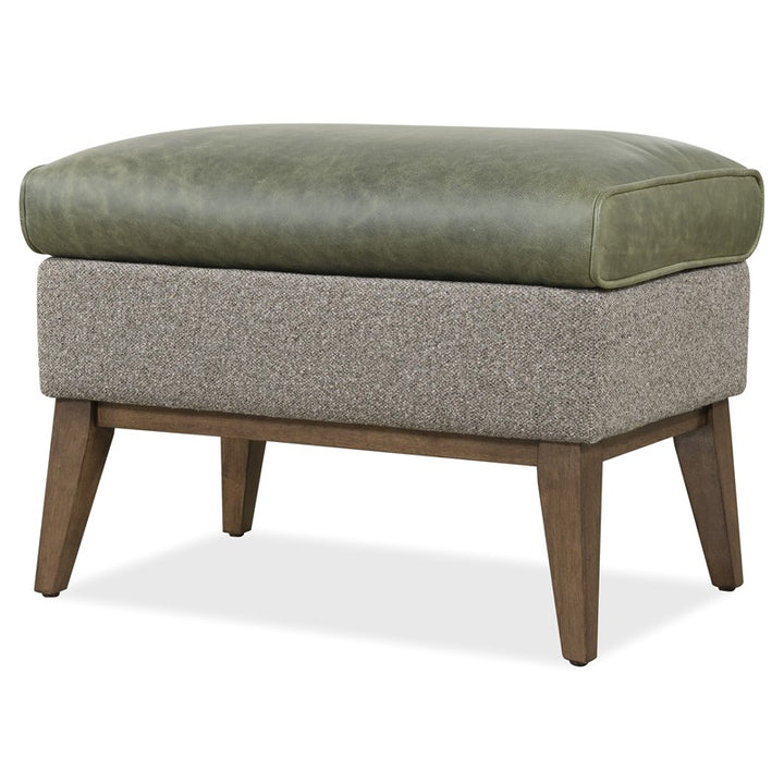 Camille - Ottoman - Green / Gray