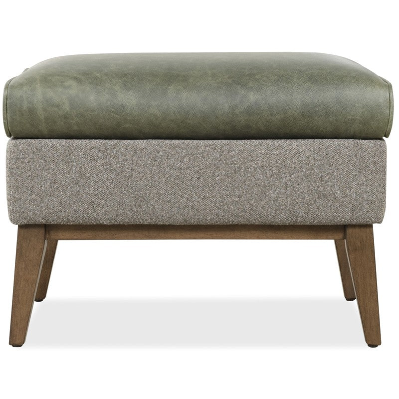 Camille - Ottoman - Green / Gray