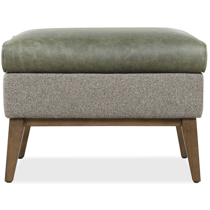 Camille - Ottoman - Green / Gray