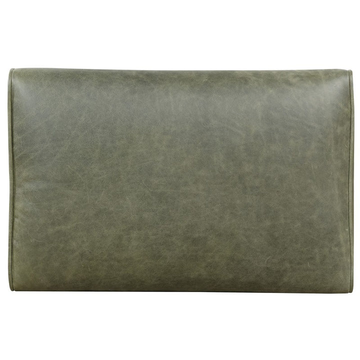 Camille - Ottoman - Green / Gray