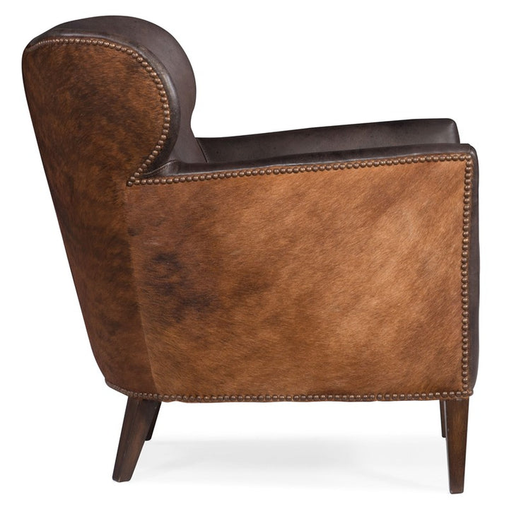 CC - Kato Leather Club Chair With Dark HOH