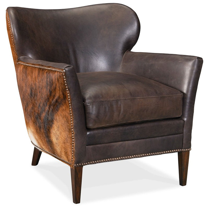 CC - Kato Leather Club Chair With Dark HOH