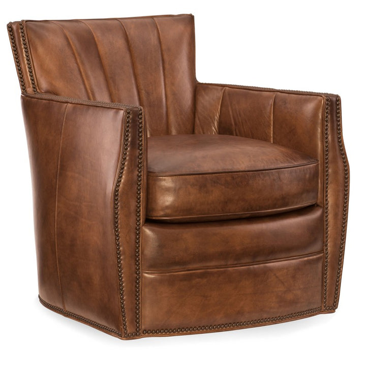 CC - Carson Swivel Club Chair - Checkmate Rook