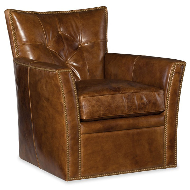 CC - Conner Swivel Club Chair - Heavy Metal Gamma