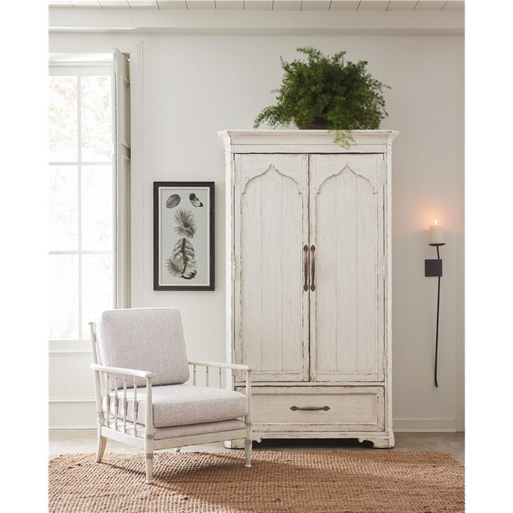 CC - Prairie Upholstered Chair - White