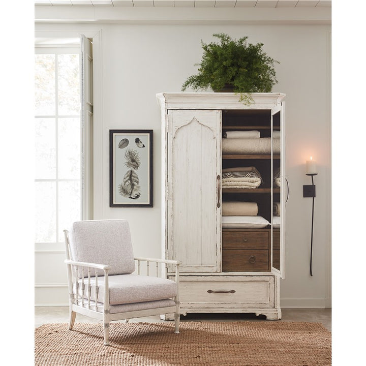 CC - Prairie Upholstered Chair - White