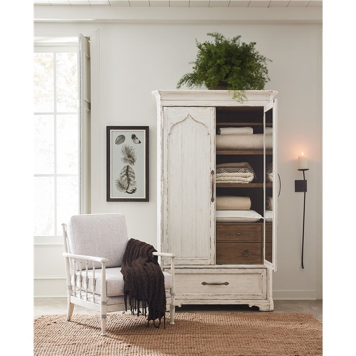 CC - Prairie Upholstered Chair - White