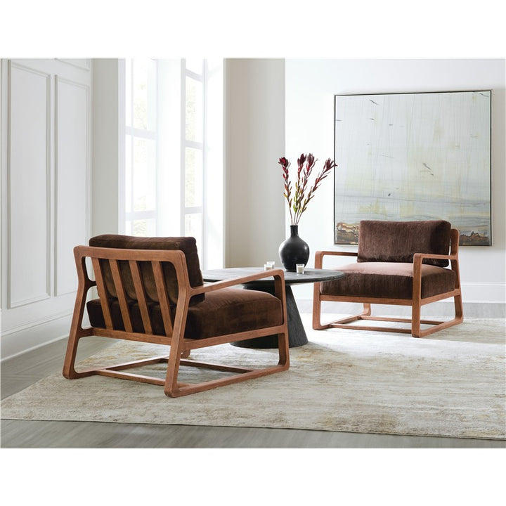 CC - Moraine Accent Chair - Dark Brown