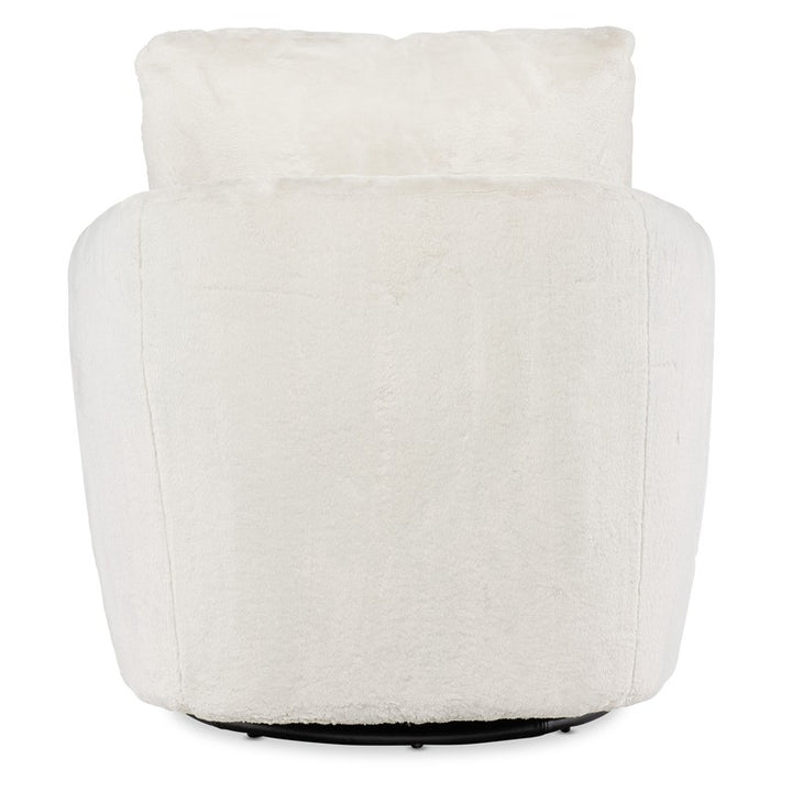 CC - Bonnie Swivel Chair With Power Footrest - White