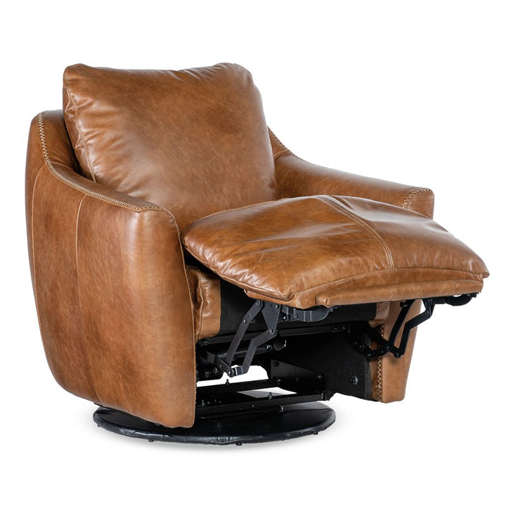 CC - Beau Swivel With Power Footrest - Brown