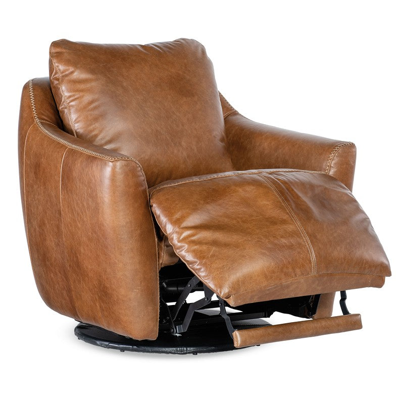 CC - Beau Swivel With Power Footrest - Brown