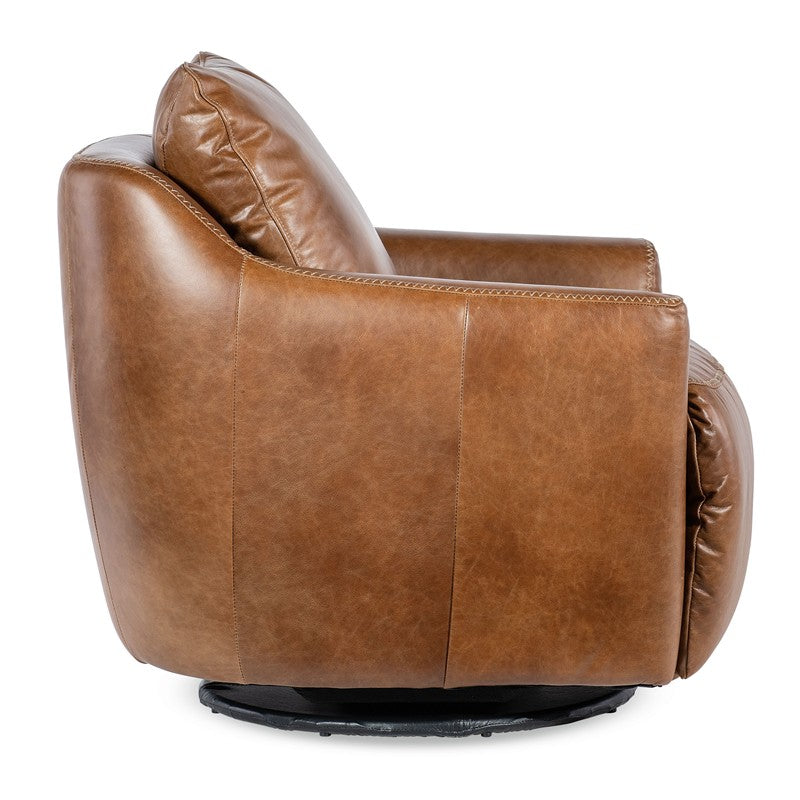 CC - Beau Swivel With Power Footrest - Brown