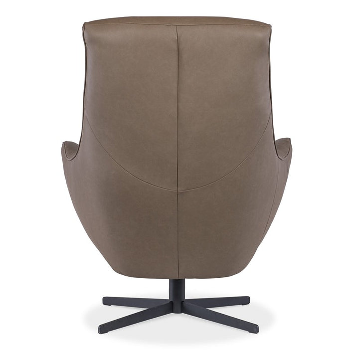 CC - Hughes Swivel Chair - Dark Brown