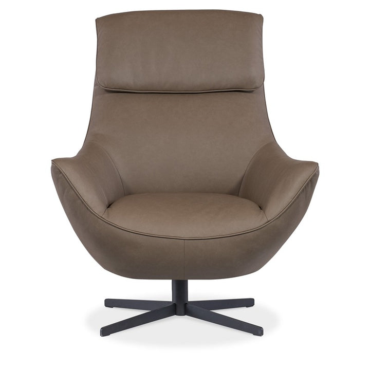 CC - Hughes Swivel Chair - Dark Brown