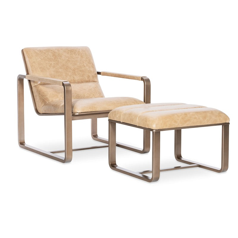 CC - Cooper Ottoman - Brown