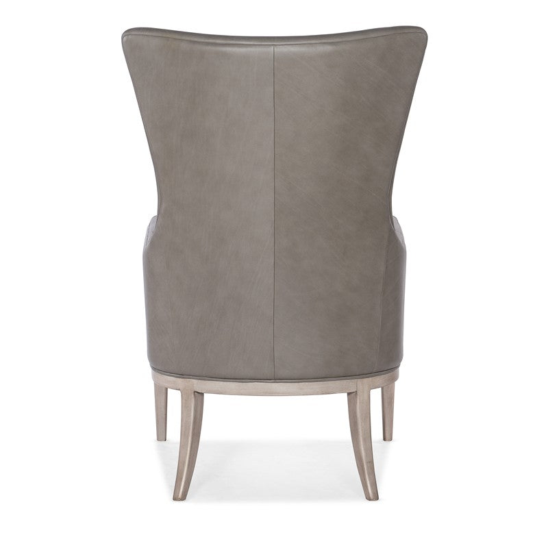 CC - Kyndall Club Chair With Accent Pillow - Dark Gray