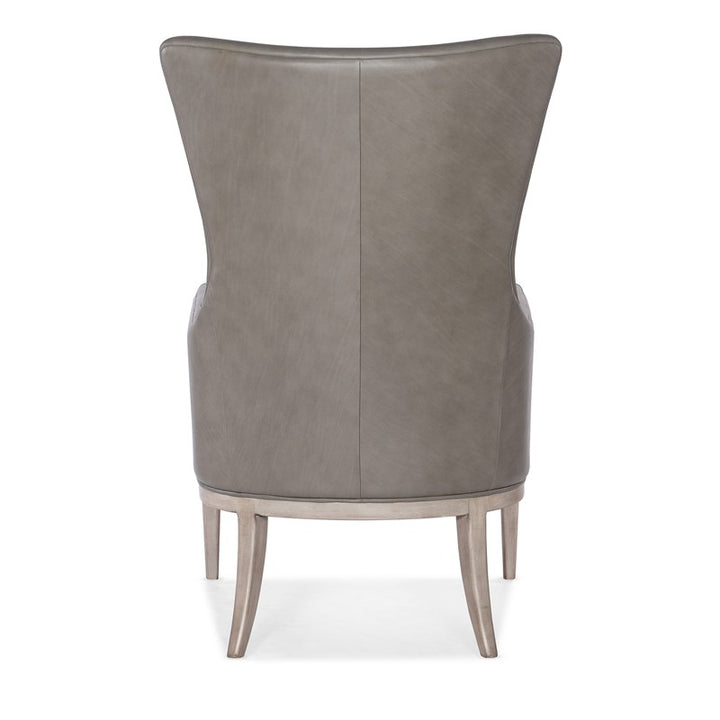 CC - Kyndall Club Chair With Accent Pillow - Dark Gray