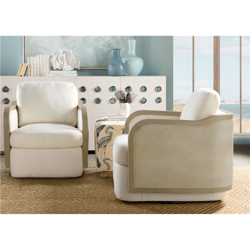 CC - Wilma Swivel Chair - White