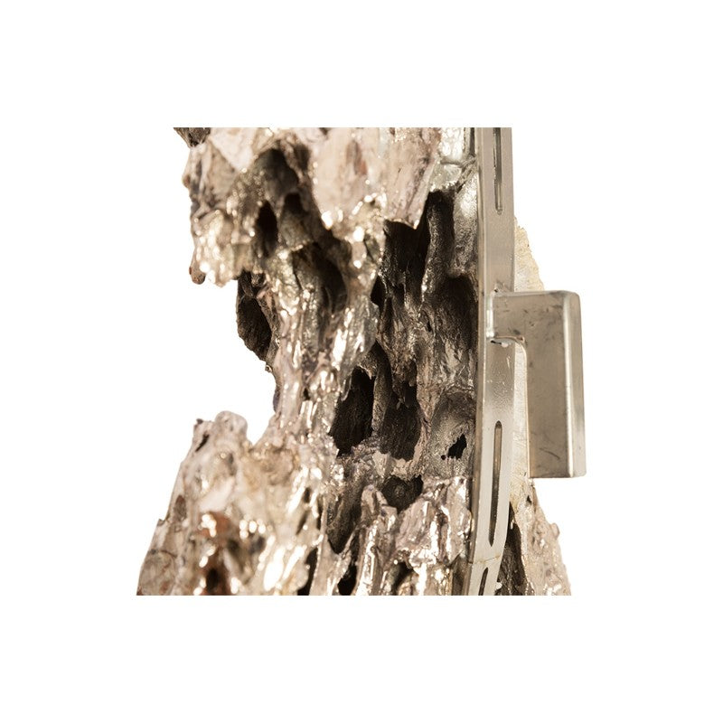 Stalagmite Wall Art Chrome