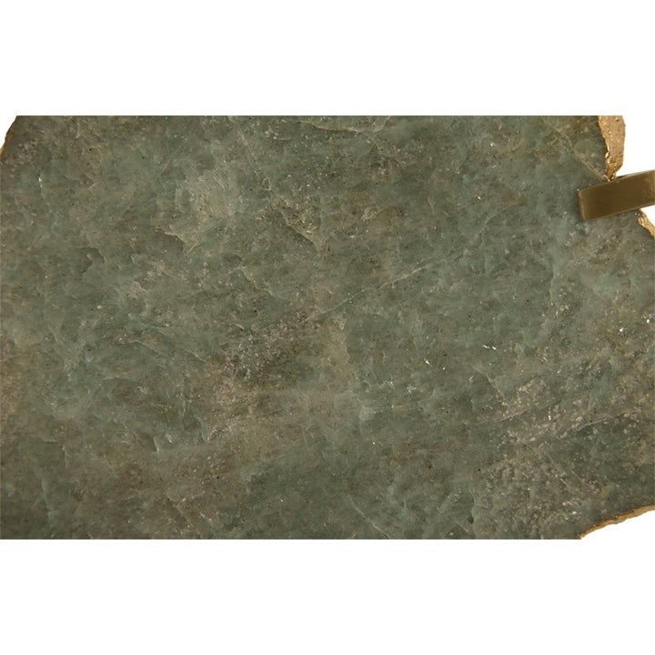 Gem Wall Tile in Brass Setting
