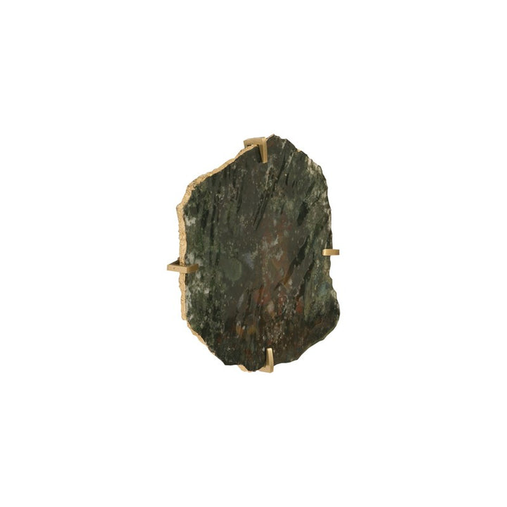 Gem Wall Tile in Brass Setting