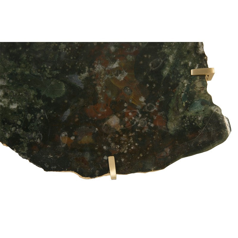 Gem Wall Tile in Brass Setting