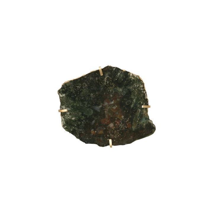 Gem Wall Tile in Brass Setting