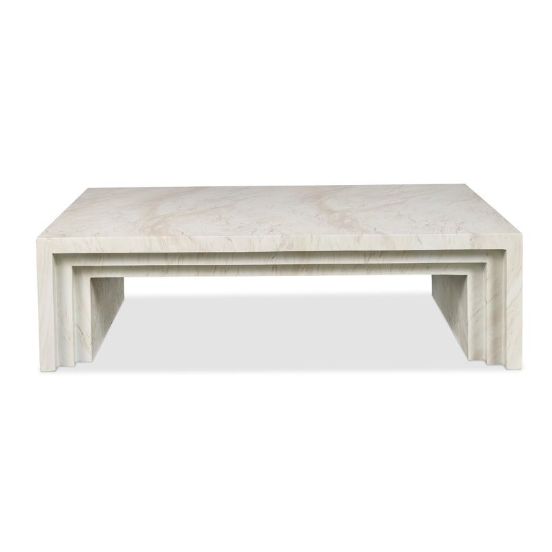 Aries Coffee Table Faux Marble