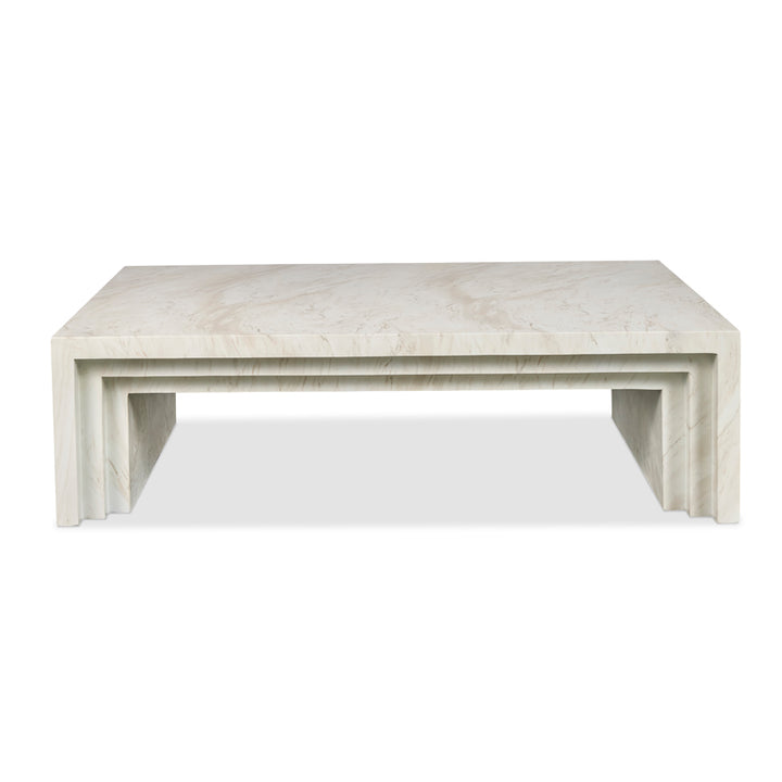 Aries Coffee Table Faux Marble