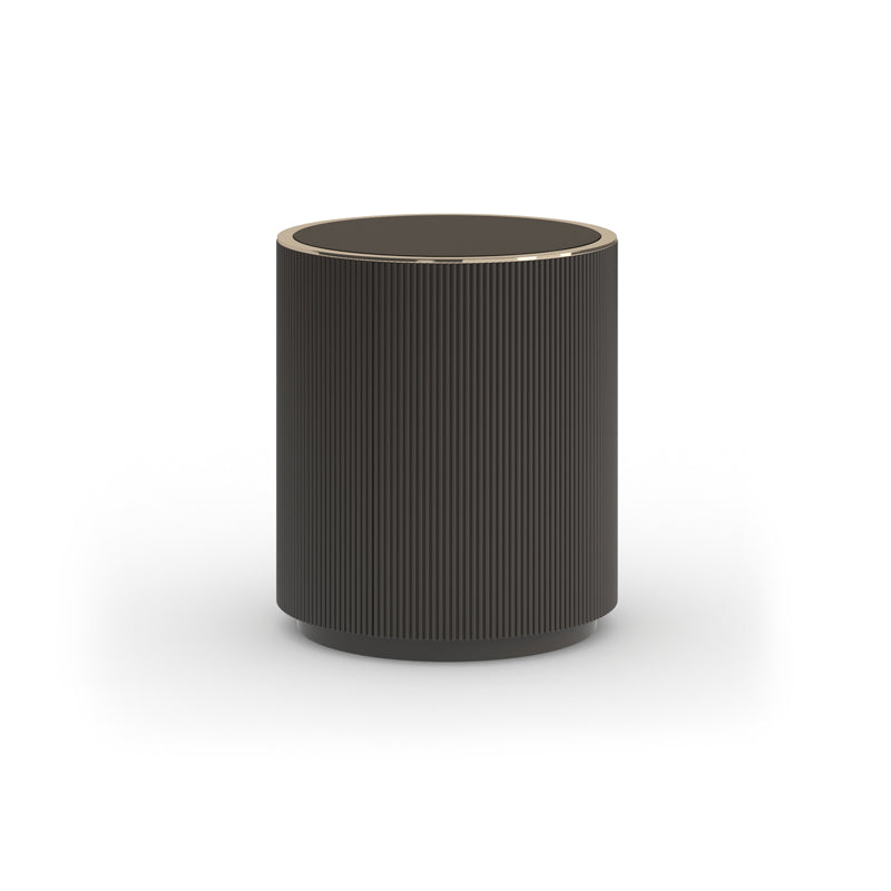 Love Round End Table - Dark Chocolate