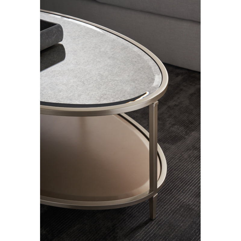 Shimmer Oval Cocktail Table