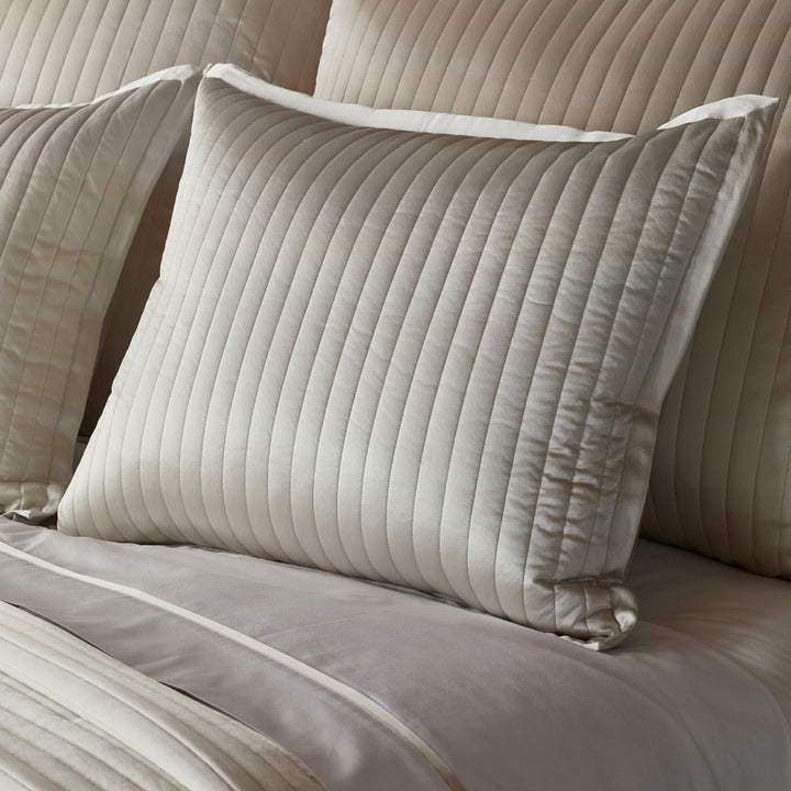 Charmeuse Channel Frost  King Coverlet