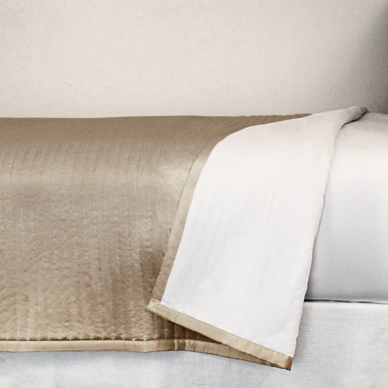 Charmeuse Channel Mystery King Coverlet