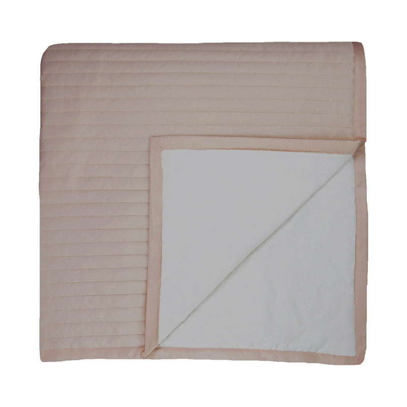 Charmeuse Channel Pumice King Coverlet