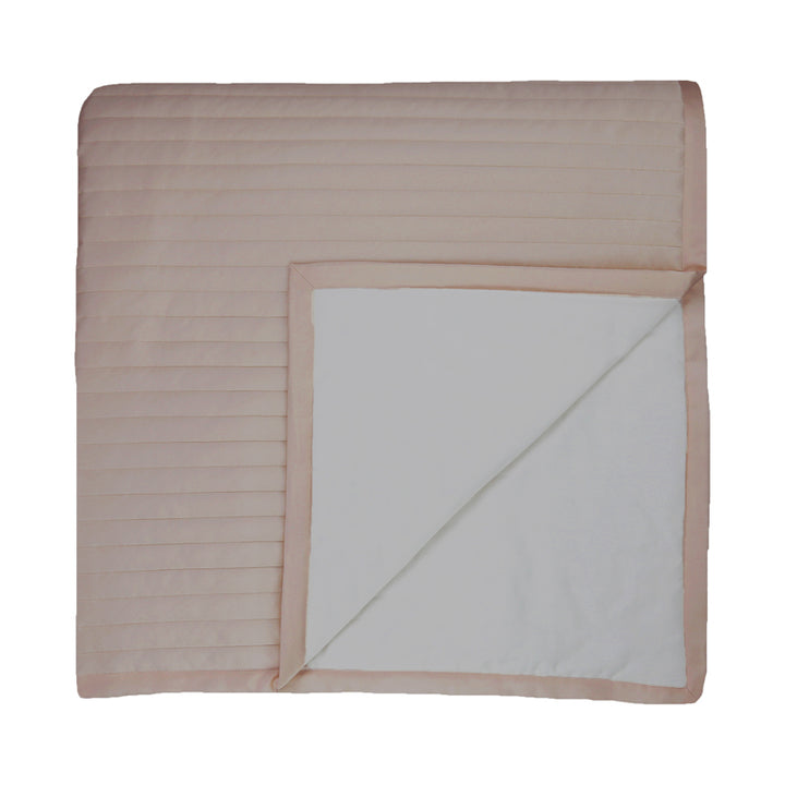 Charmeuse Channel Pumice King Coverlet