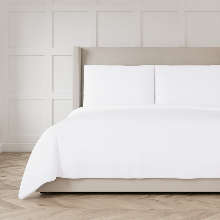 Pavilion White Queen Coverlet