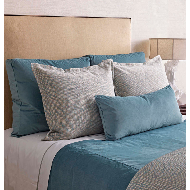 Screen Aqua/Gold King Coverlet