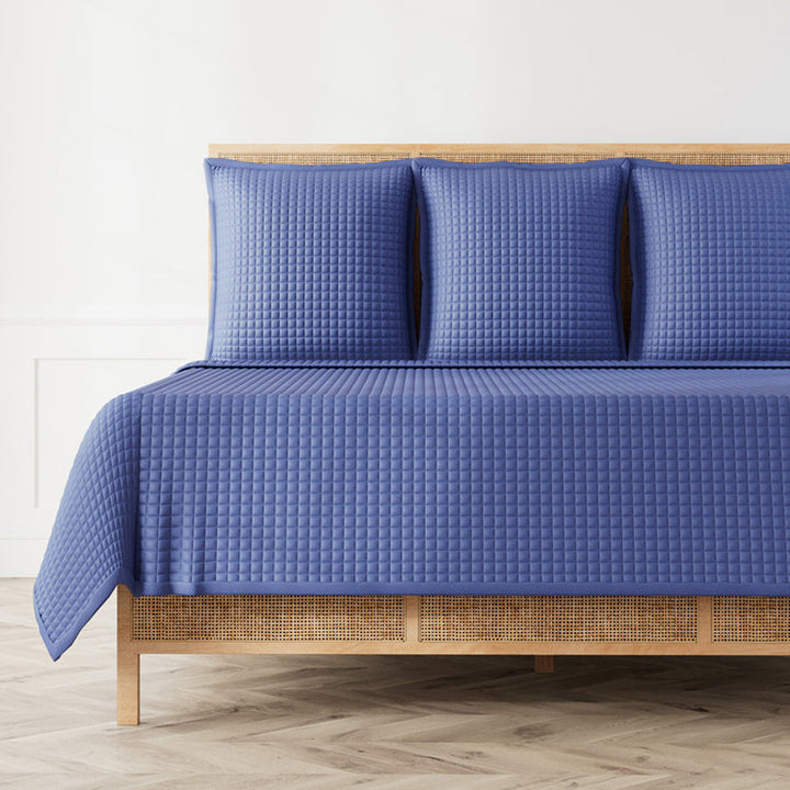 Ready To Bed 2.0 Quilted Periwinkle Twin Coverlet