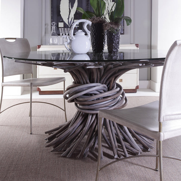 Chronograph Knot Dining Table-Grey
