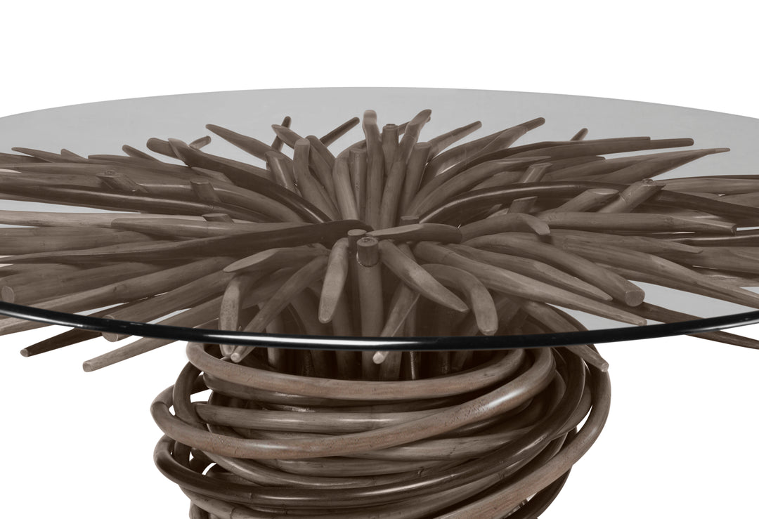 Chronograph Knot Dining Table-Grey